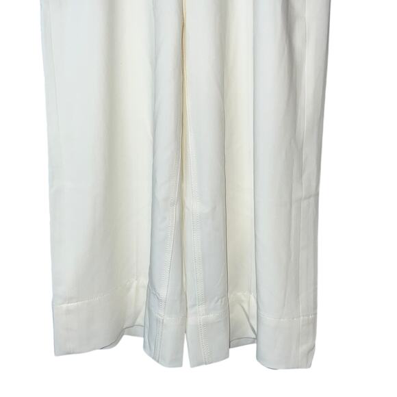 A Loves A White Wide Leg Dress Pants w/ Side Zipper Closure, Size 8, NWT! - Picture 2 of 5